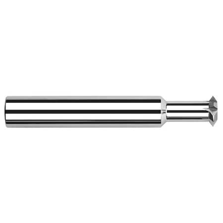 Harvey Tool 1/32 Cutter dia. x1/64 in. Width x 1/8 in. Neck Length Carbide Double Angle Shank Cutter, 2 Flutes 71604